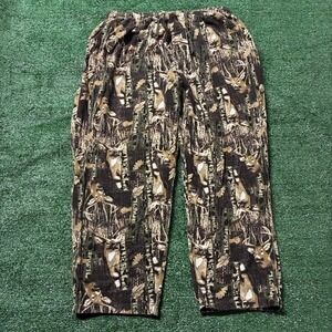 Brown and cream Joe Boxer camo print baggy pajamas